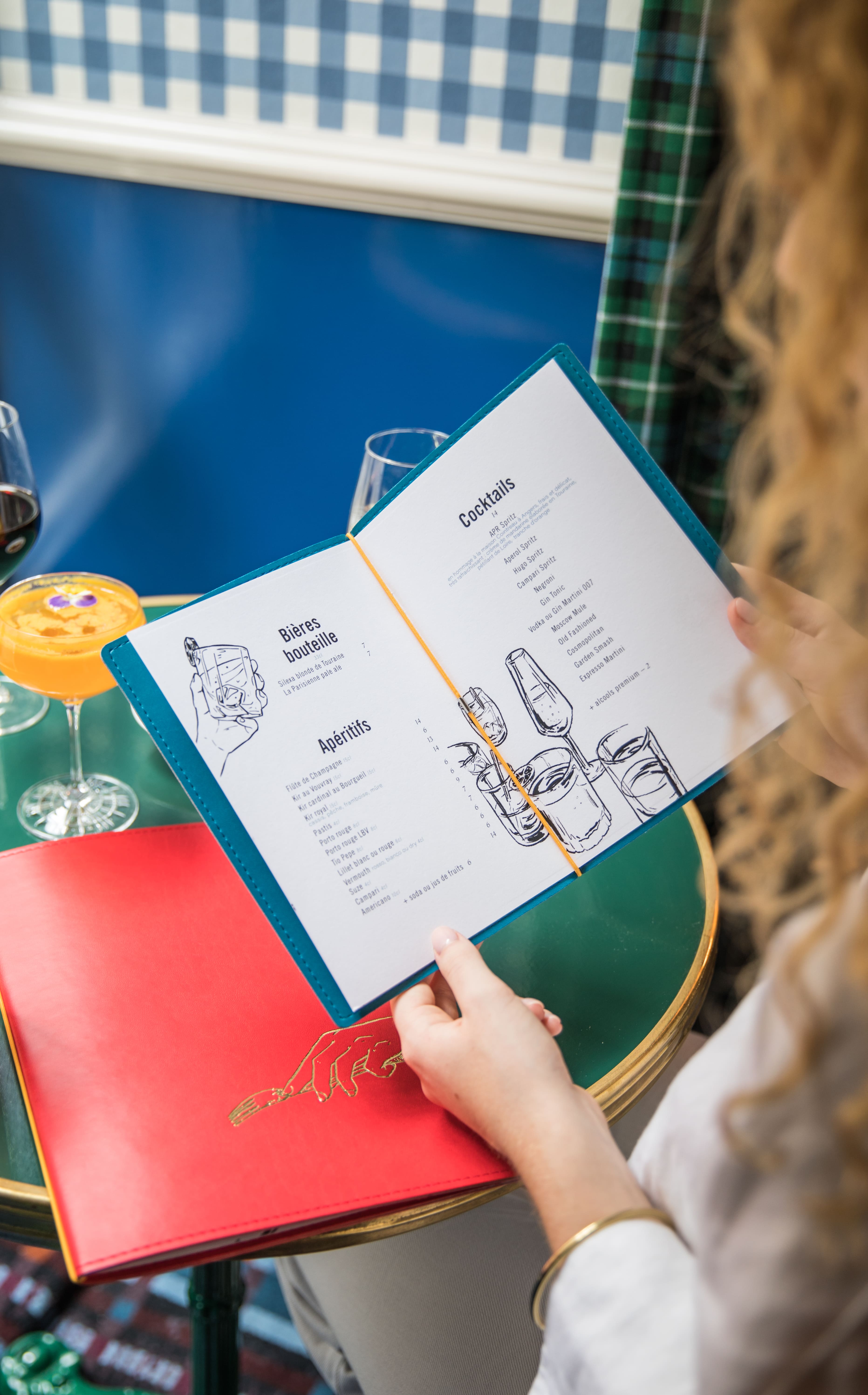 menu- feuillets - cr&eacute;ation bonaloca - impression