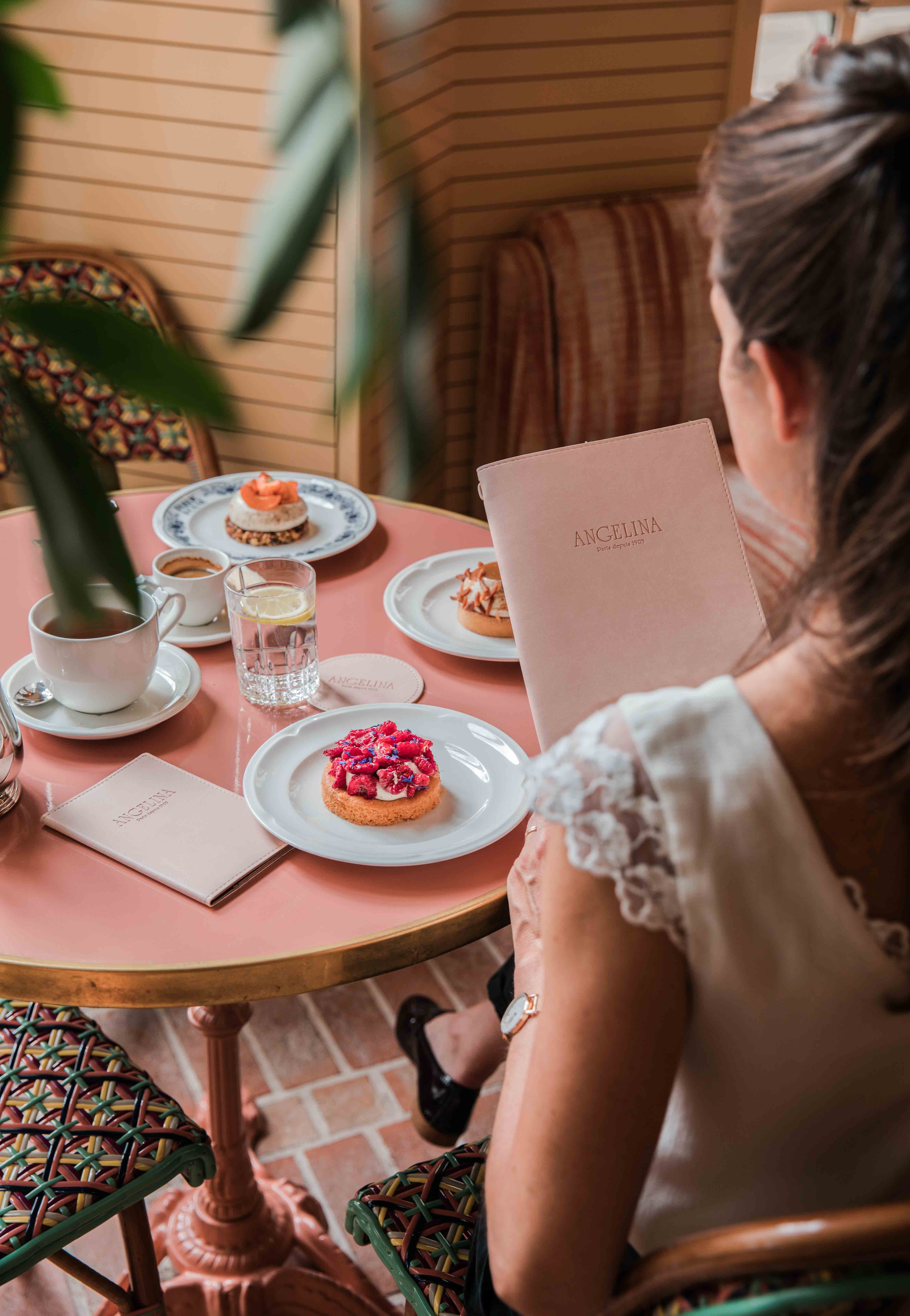 Angelina Paris - protège-menu, sous verres, porte-addition